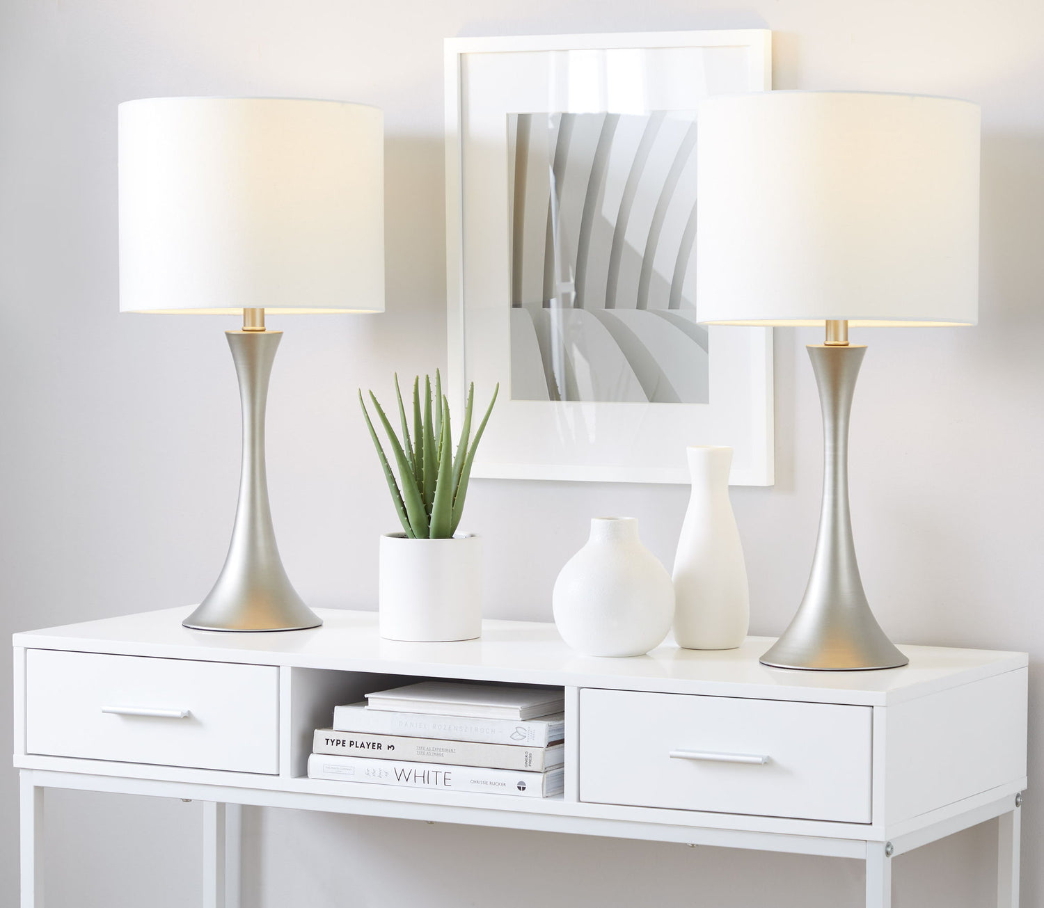 Lenuxe - Contemporary &amp; Modern Design Table Lamp (Set of 2)