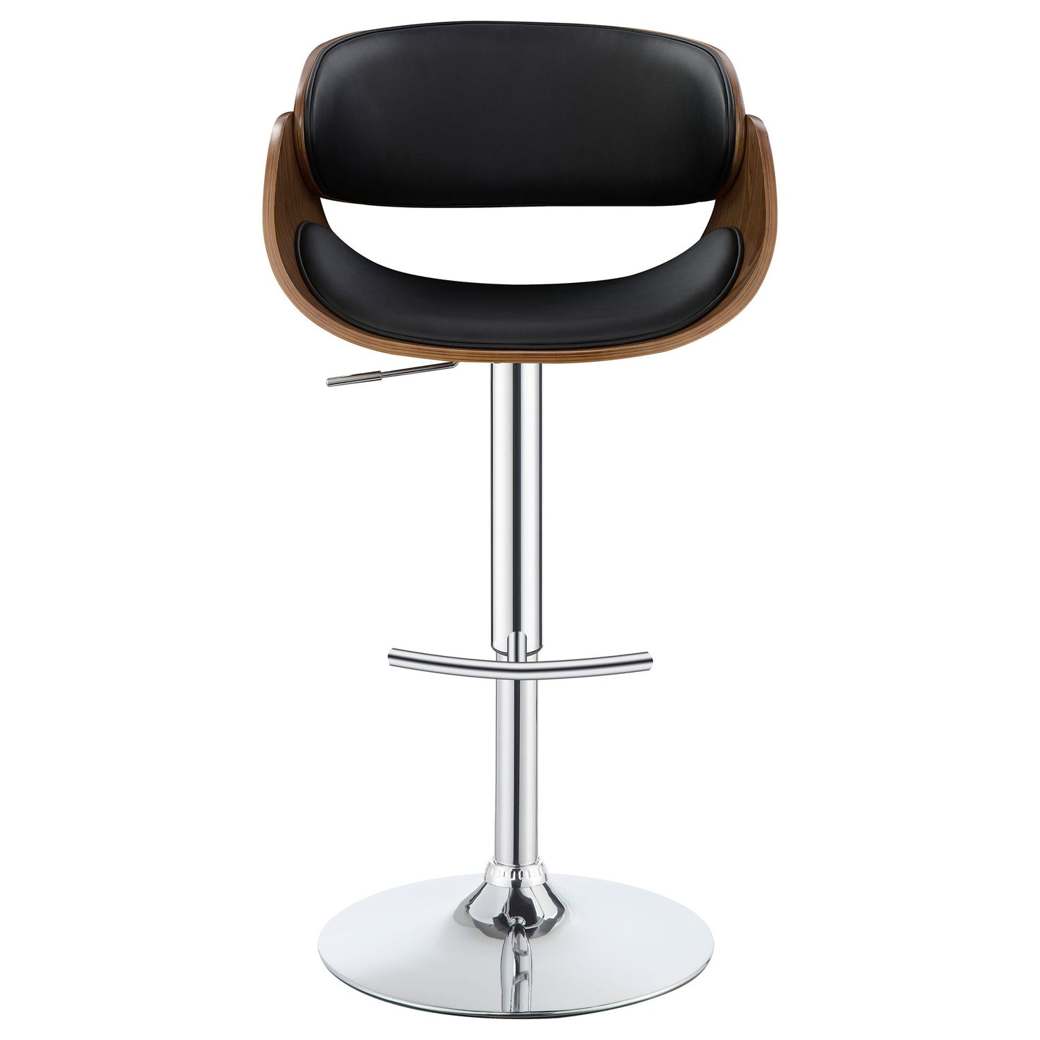Ergonomic Adjustable Bar Stool - Black