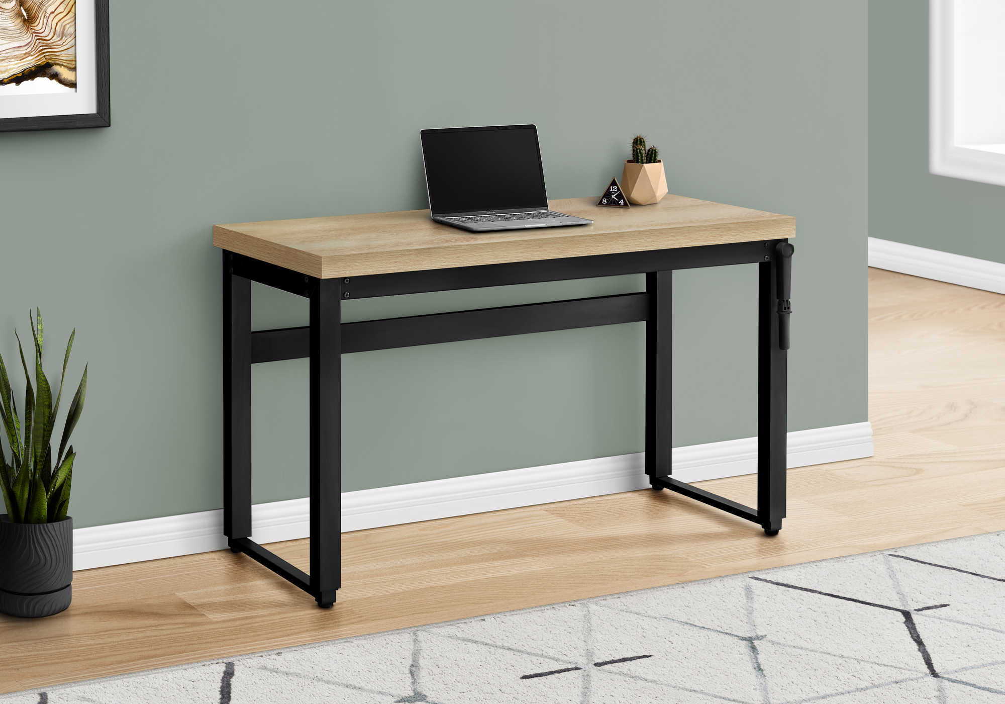 Computer Desk, Home Office, Standing, Adjustable, Laptop, Contemporary &amp; Modern