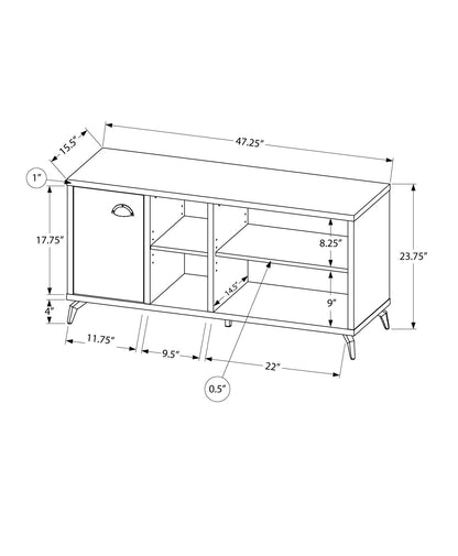 TV Stand, Console, Media Entertainment Center, Storage Cabinet, Contemporary &amp; Modern