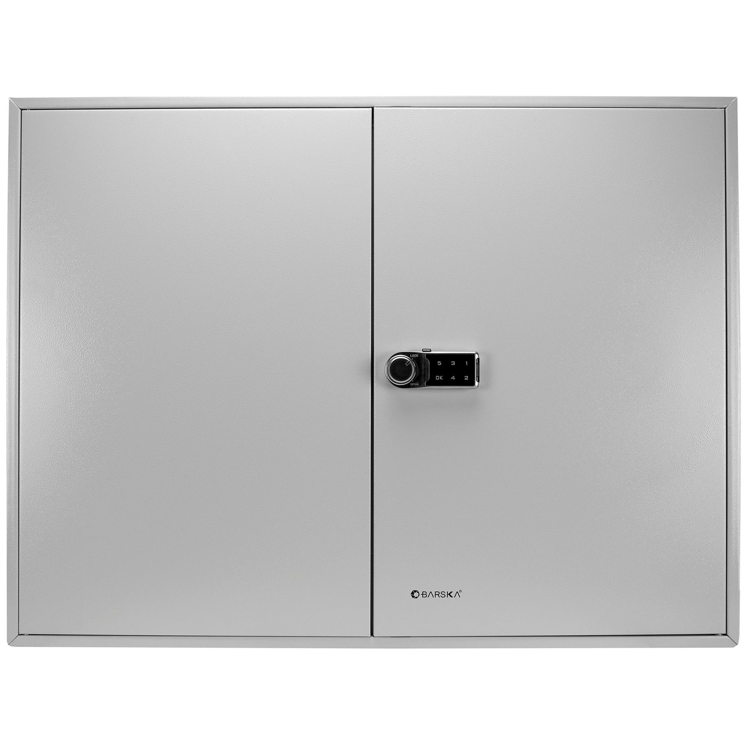 400 Keys Adjustable Key Lock Box With Digital Lock - Gray
