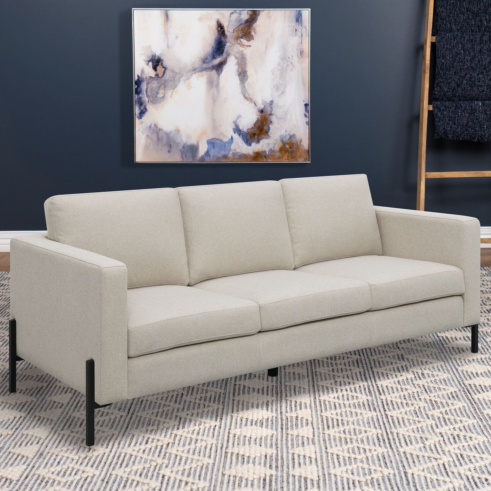 Tilly - Track Arm Sofa - Oatmeal