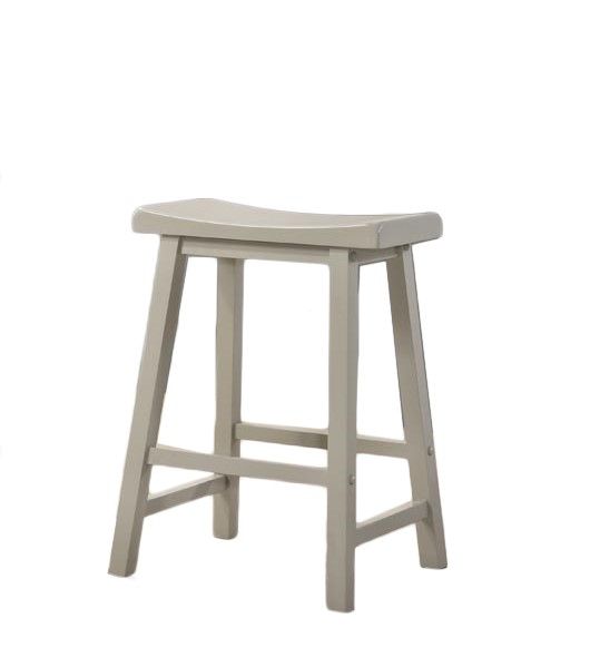 Alonzo - 17.5&quot; Backless Ergonomic Counter Height Stool (Set of 2)