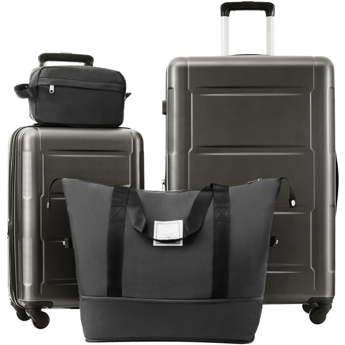 2 Piece Luggage Set With Bags Expanable Spinner Wheels ABS Lightweight Suitcase With Tsa Lock 20&quot; / 28&quot;