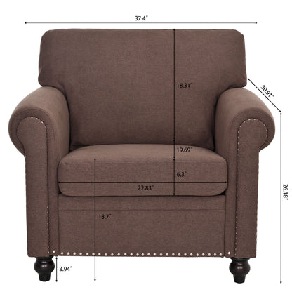 37.4&quot; 1 Seater Sofa