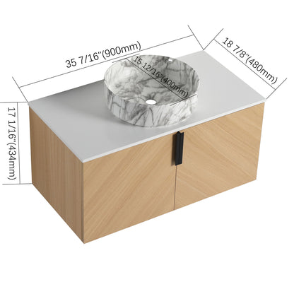 Wall Mounted Design Bathroom Vanity &amp; Art Sink