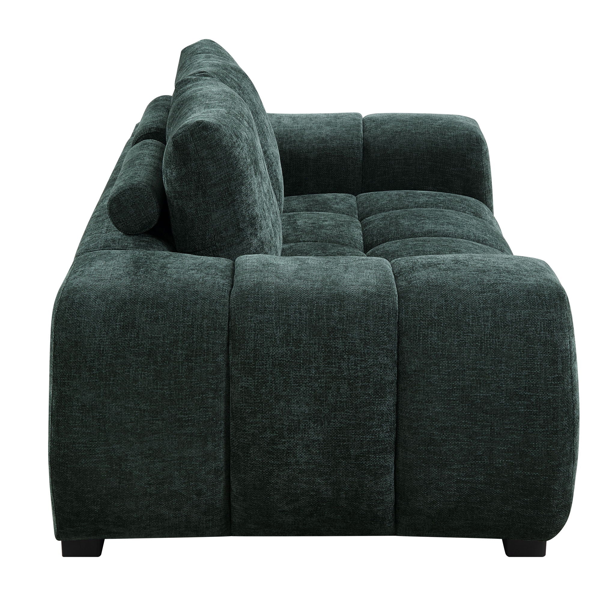 Ferrand - 2 Pieces Green Living Room Sofa &amp; Loveseat Set - Green