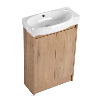 Freestanding Bathroom Vanity &amp; Sink, Soft Close Doors