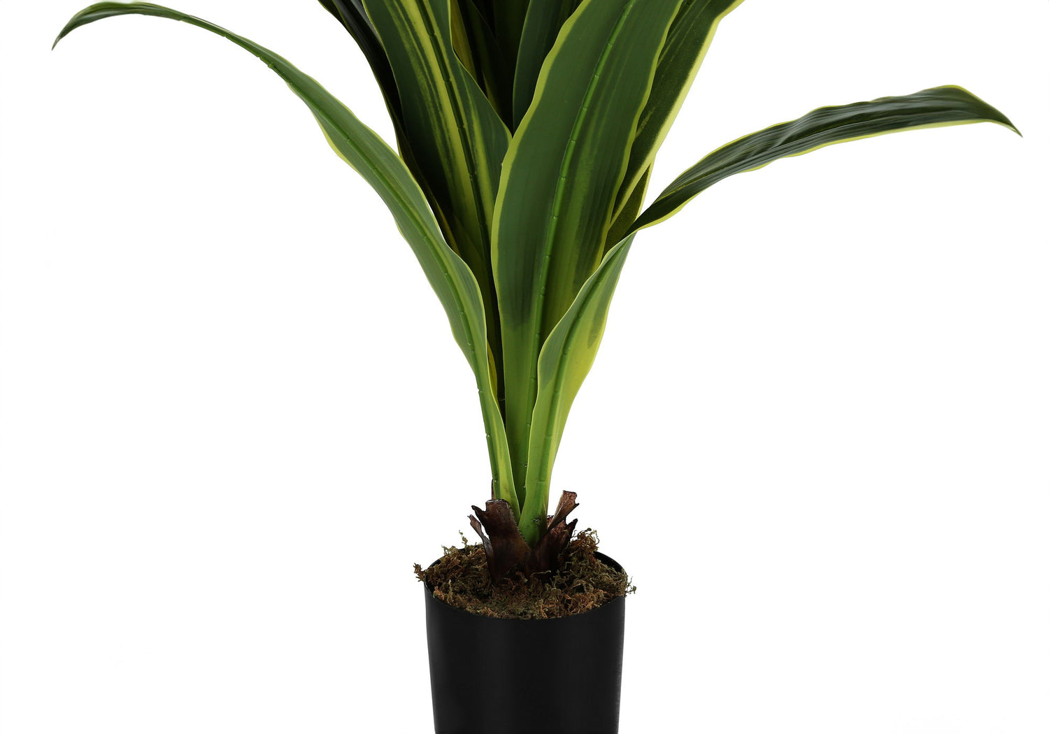 47&quot; Tall, Artificial Plant, Dracaena Tree, Indoor, Faux, Fake, Floor, Greenery, Potted, Real Touch, Decorative - Green / Black