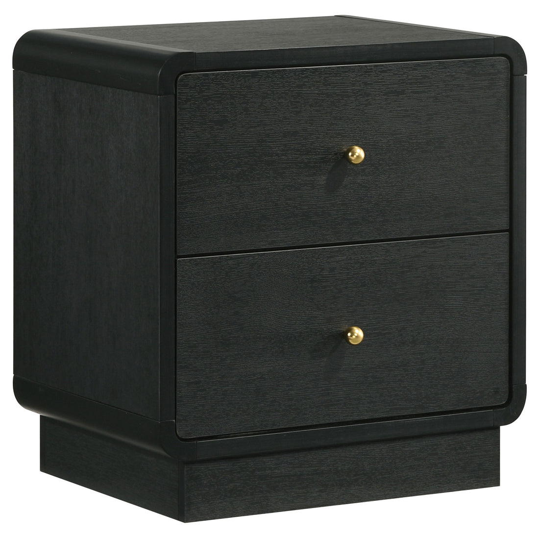 Burton - 2 Drawer Nightstand - Black