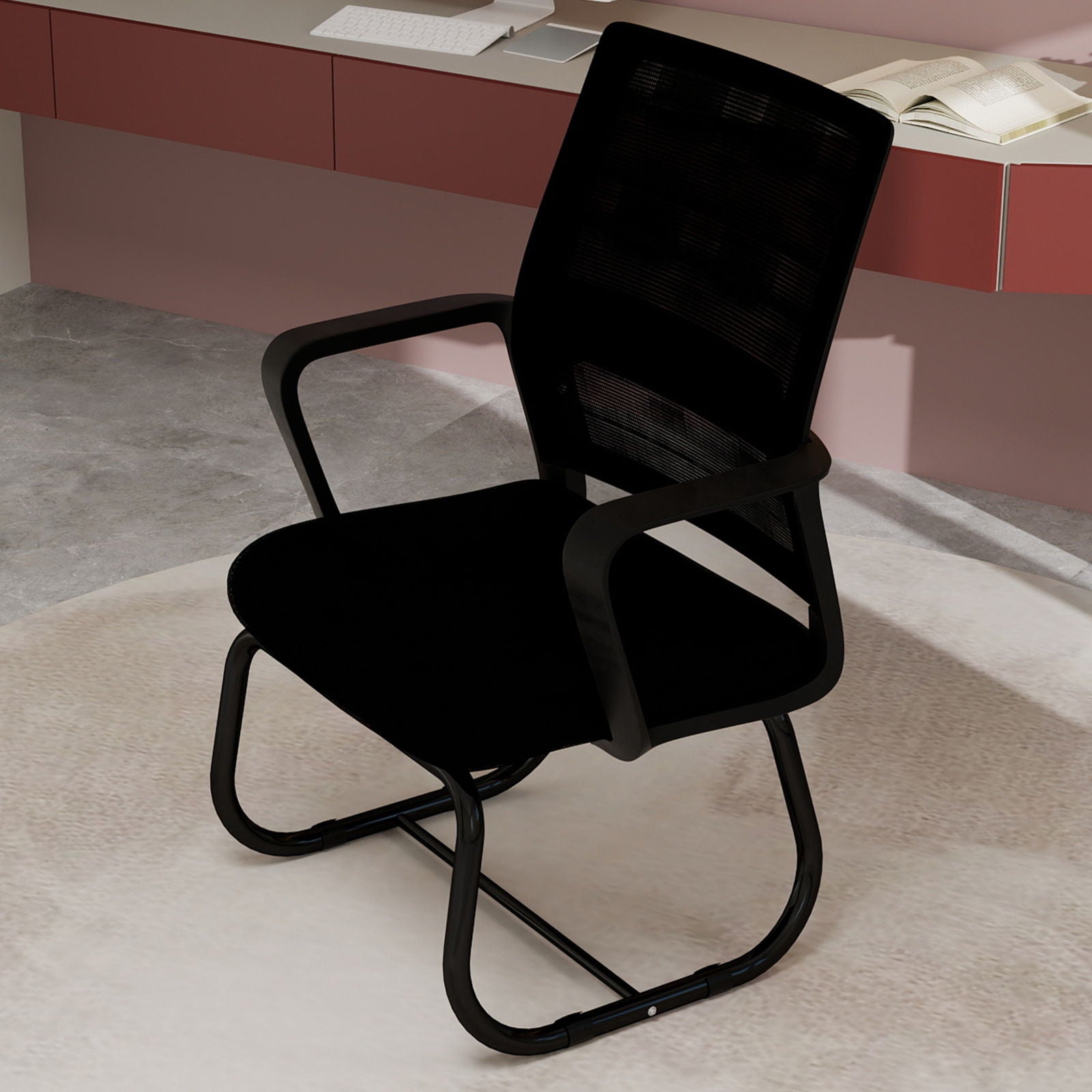 Minimalist Office Chair &amp; Soft Backrest