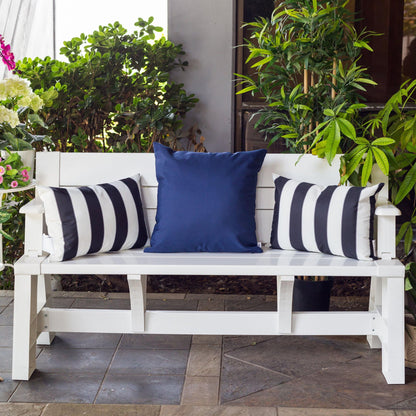 Horizon - Stripe Pillow Outdoor &amp; Indoor - Black