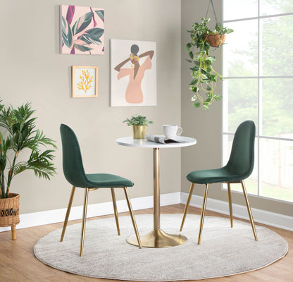 Pebble - Contemporary &amp; Glam Adjustable Dining / Bar Table