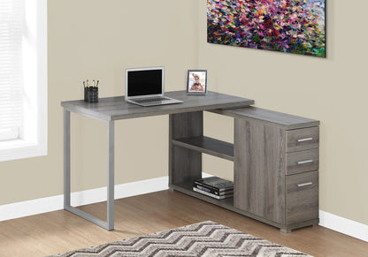 Computer Desk, Home Office, Corner, Left, Right Set - Up, Storage Drawers, L Shape, Laptop, And Contemporary &amp; Modern