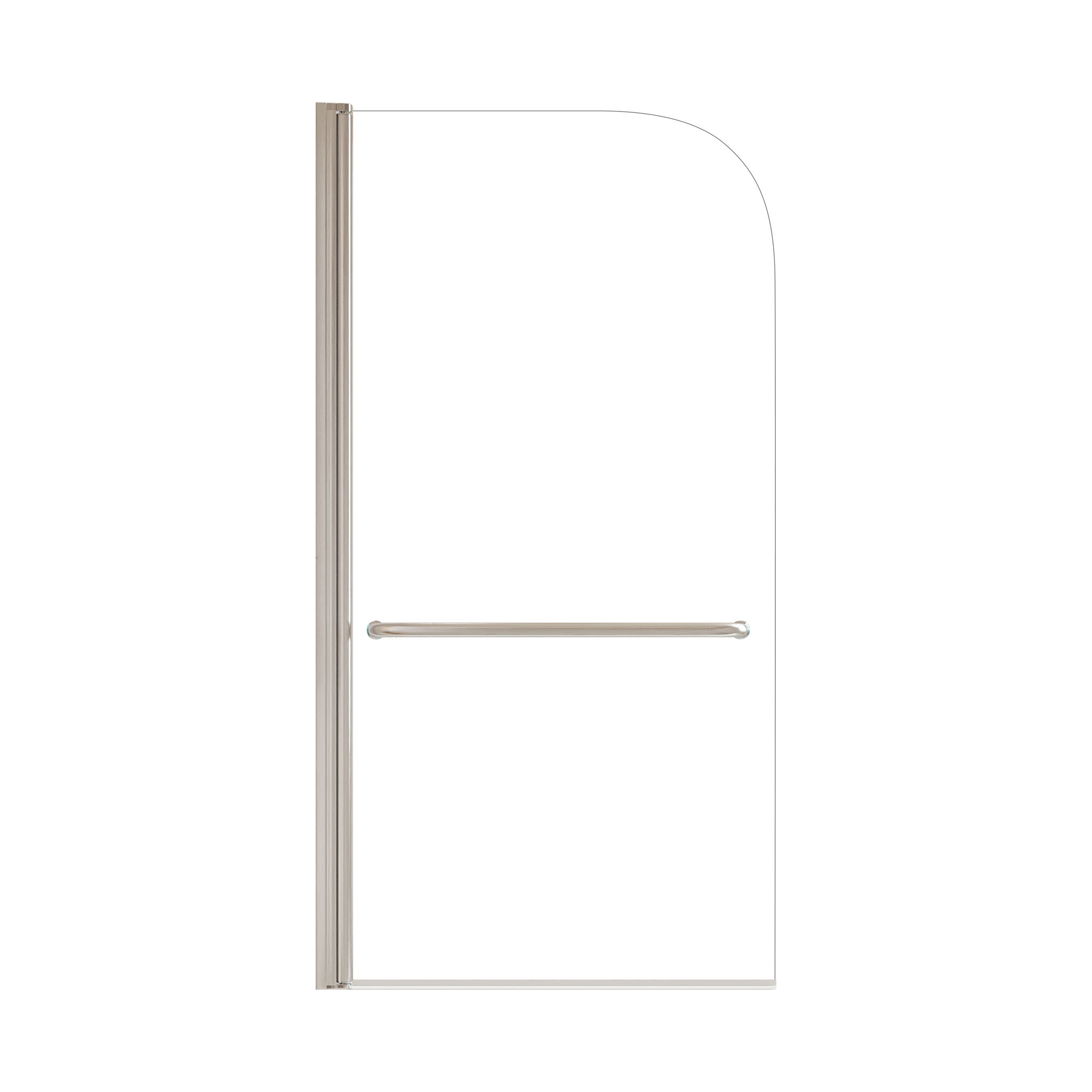 Bathtub Shower Door With 6mm Tempered Glass