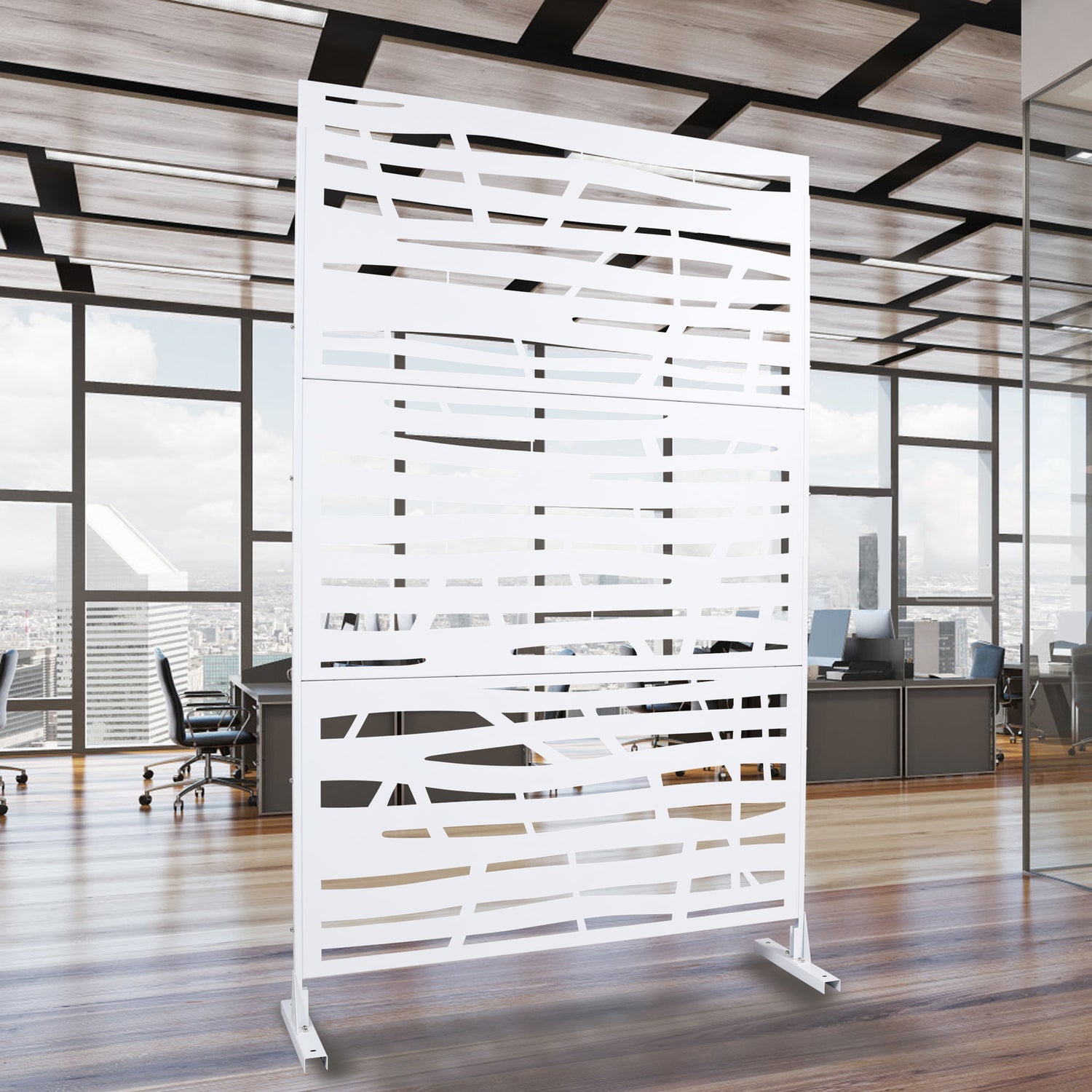 Outdoor &amp; Indoor Privacy Screen Metal Privacy Screen