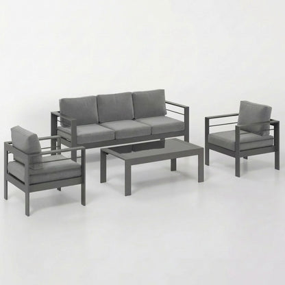 Outdoor Patio Set, All-Weather &amp; Thick Cushions