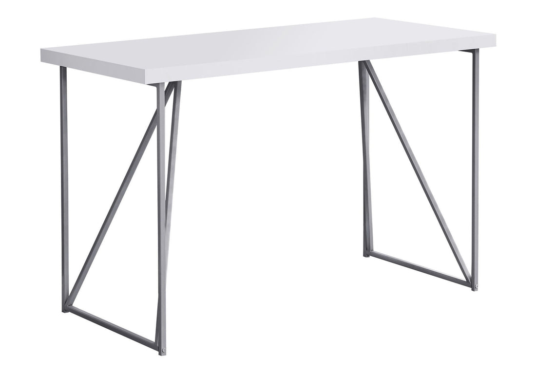 Computer Desk For Home Office Laptop, Contemporary &amp; Modern - White