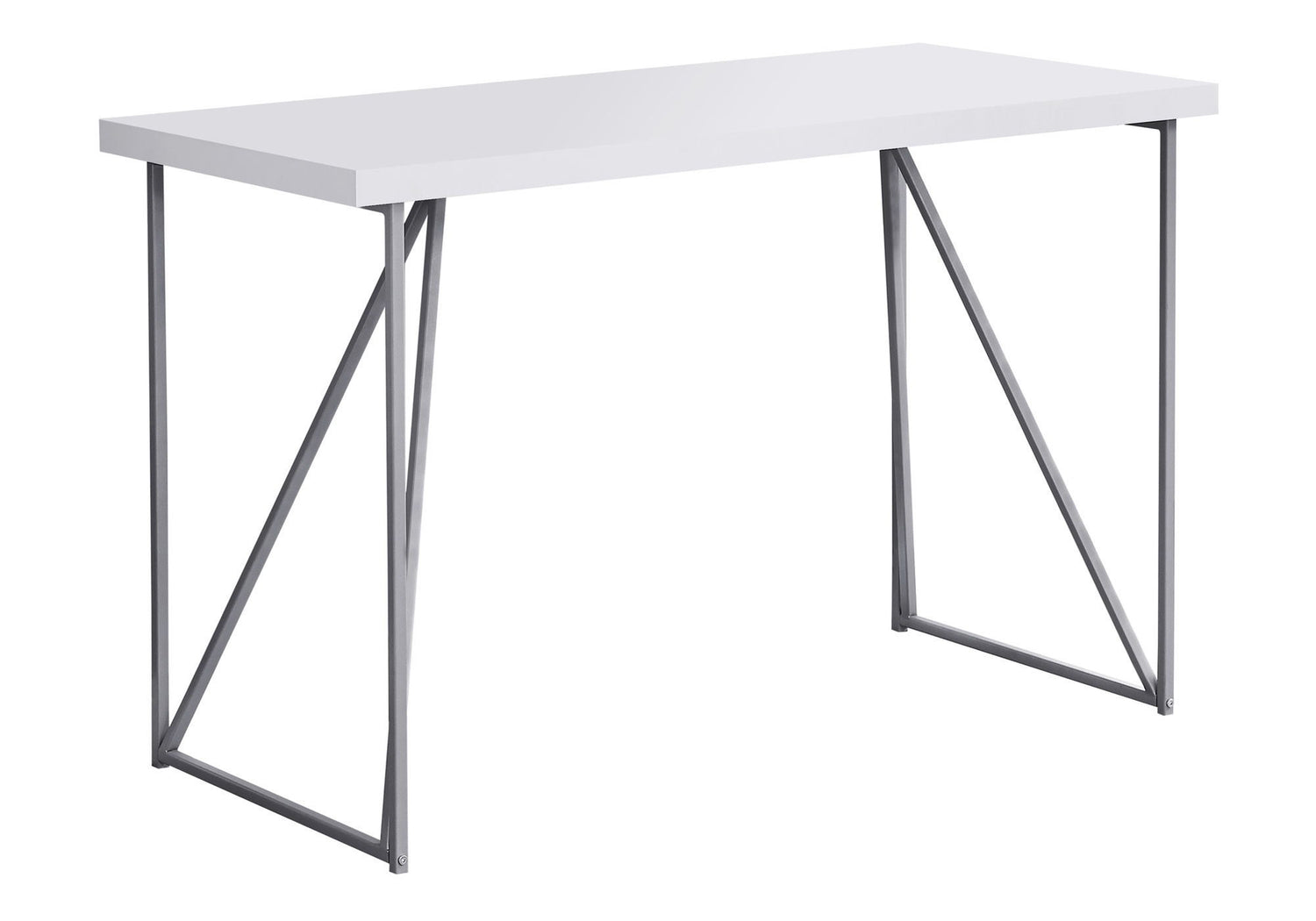 Computer Desk For Home Office Laptop, Contemporary &amp; Modern - White