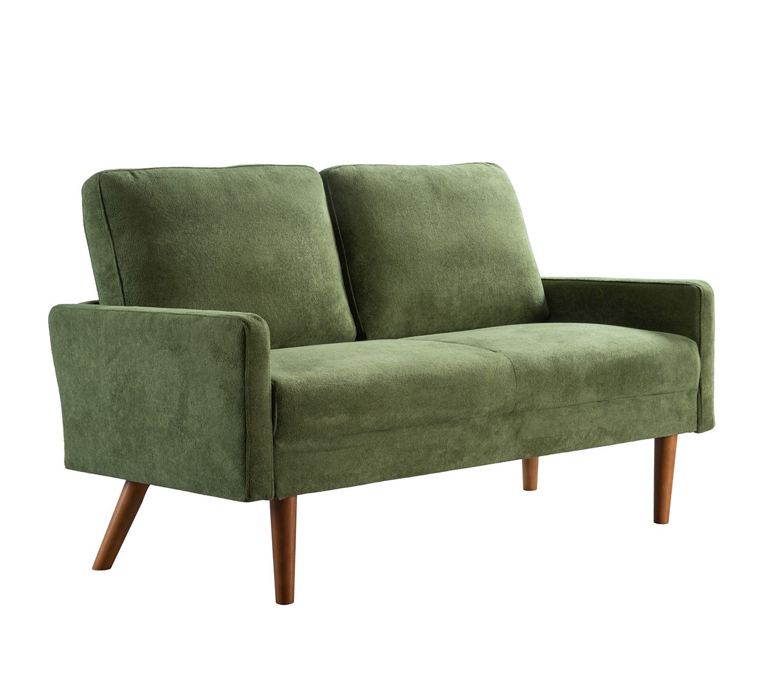 Loveseat Sofa, European Style With Sleek Design, Modern &amp; Vintage Flair, Upholstered 2 Seater Couch