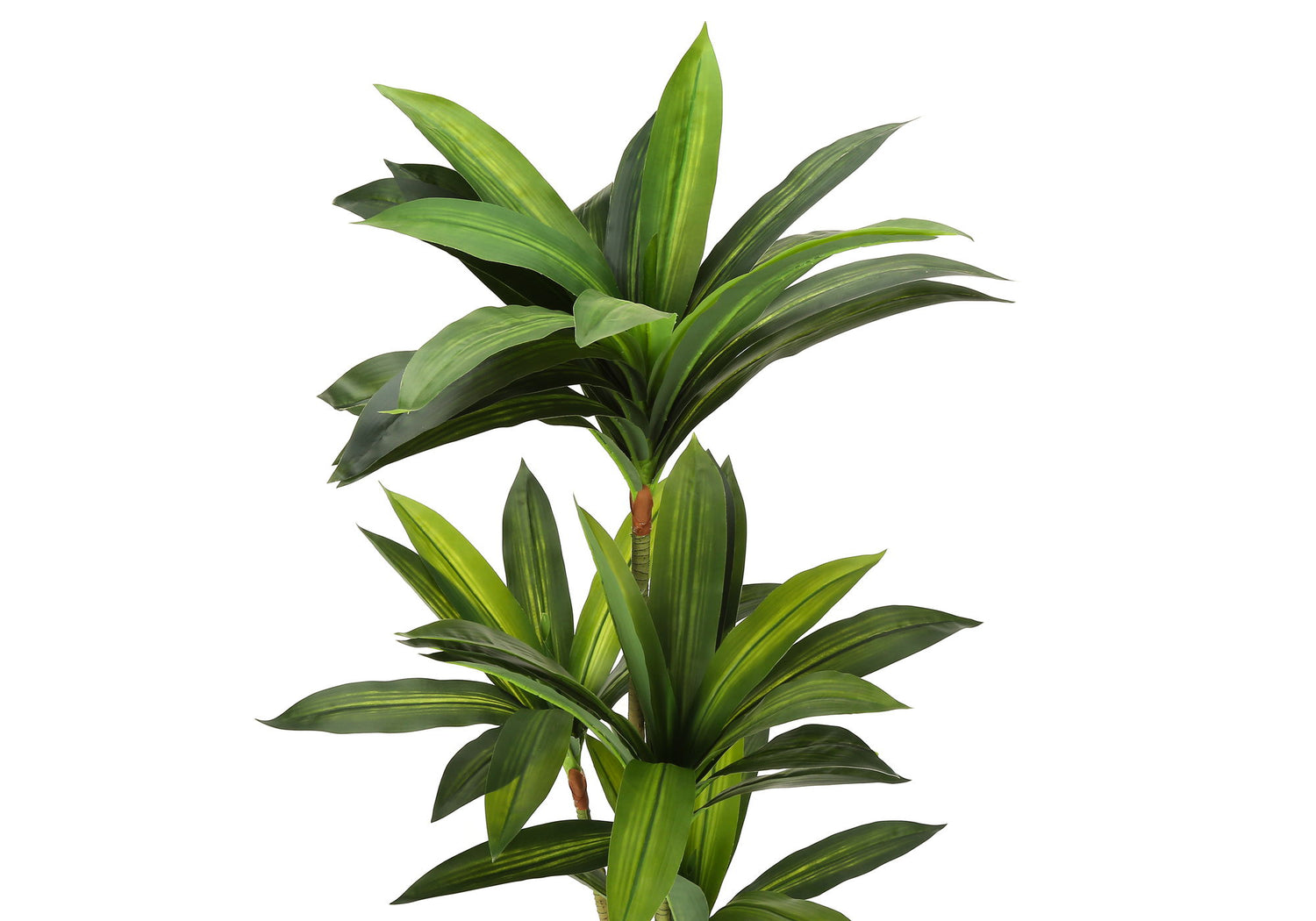 51&quot; Tall, Artificial Plant, Dracaena Tree, Indoor, Faux, Fake, Floor, Greenery, Potted, Real Touch, Decorative - Green / Black