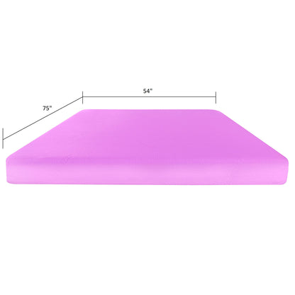 6&quot; Full Size Gel Memory Foam Mattress In A Box With Aloe Vera Cover - Pink