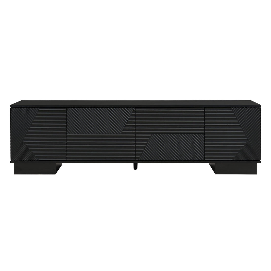 Modern TV Stand With Storage Cabinets, 4 Drawers
