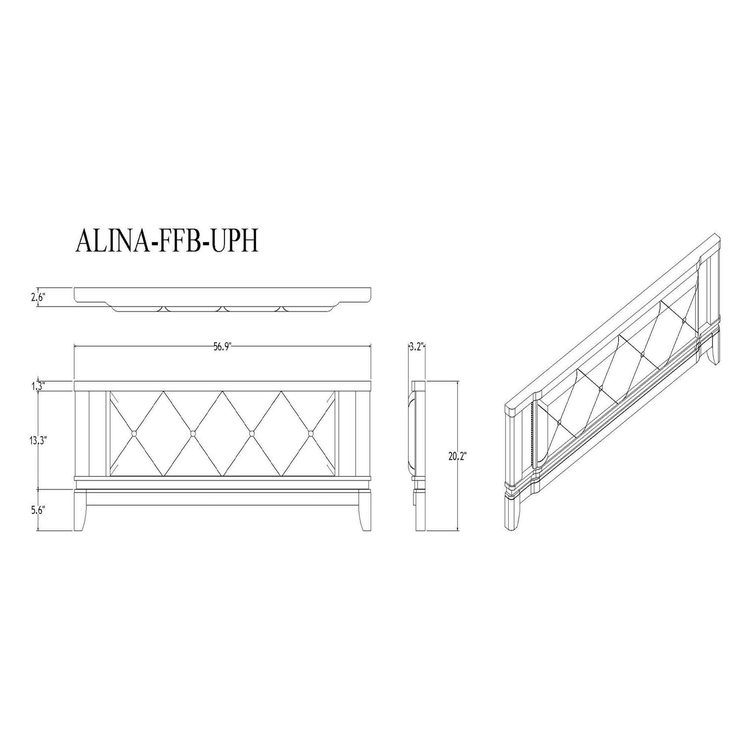 Adalid - Contemporary Bed With LED Lights