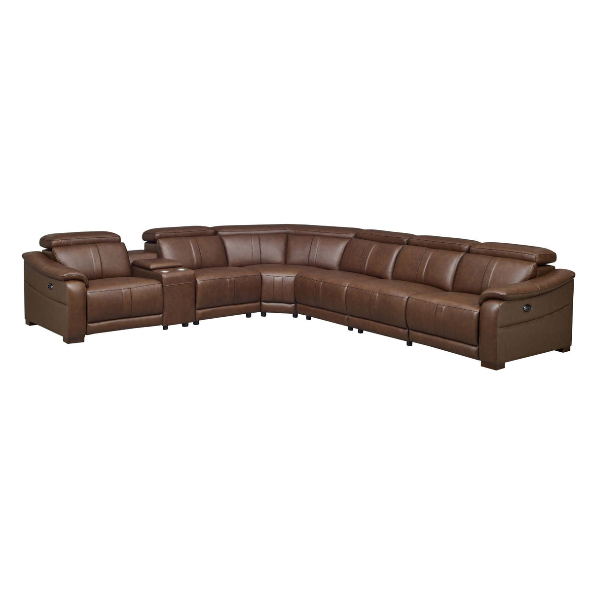 Modular Sectional &amp; Recliner Seat And Adjustable Headrest