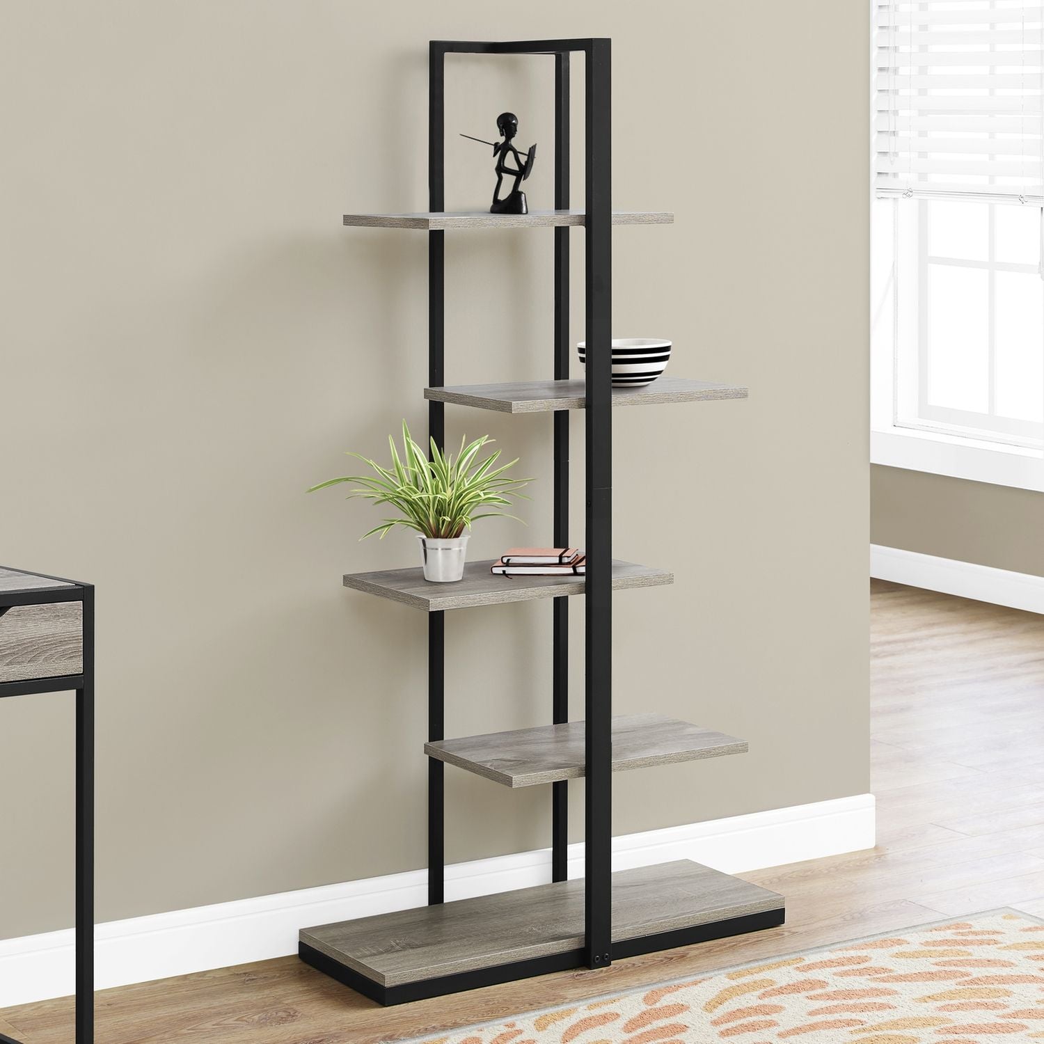 Bookshelf, Bookcase, Etagere, 5 Tie For Office, Contemporary &amp; Modern