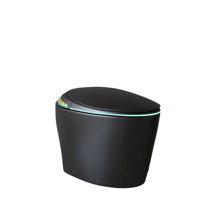 Unique Smart Toile With Built In Bidet, Auto Open / Close Seat, Foot Sensor, LED Display, Night Light, Warm Water &amp; Dryer Ceramic