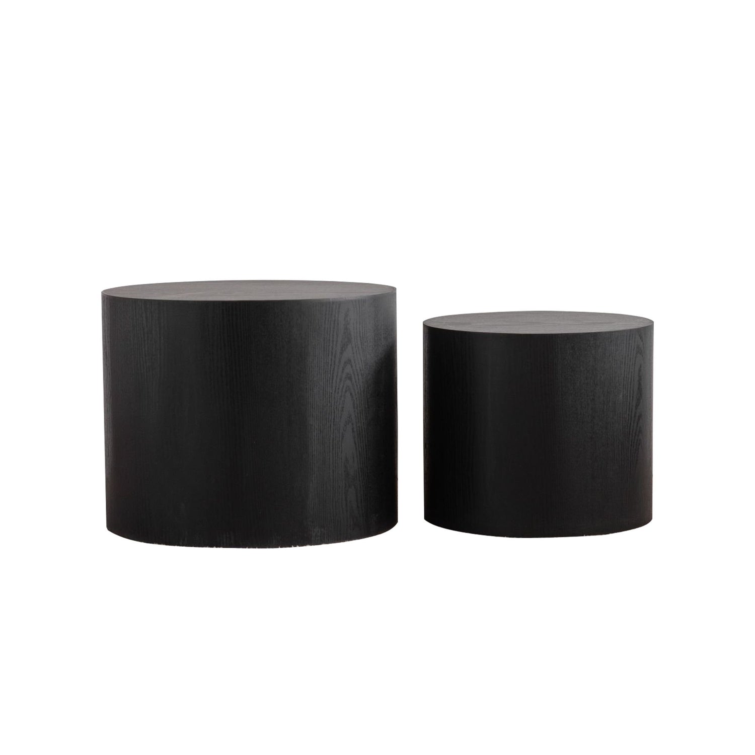 Round Nesting Coffee Table For Small Space (Set of 2)