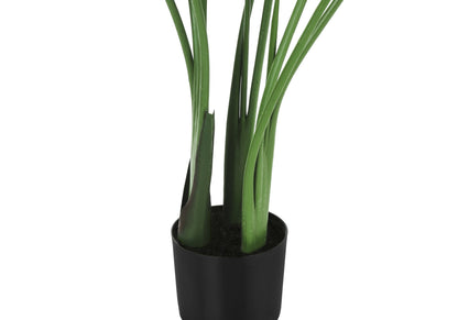 44&quot; Tall, Artificial Plant, Bird Of Paradise Tree, Indoor, Faux, Fake, Floor, Greenery, Potted, Decorative - Green / Black
