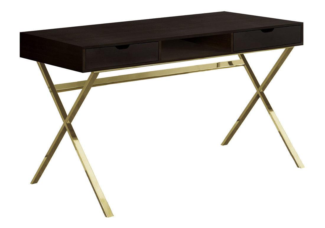 Computer Desk For Home Office, Laptop, Storage Drawers, Contemporary &amp; Modern - Espresso