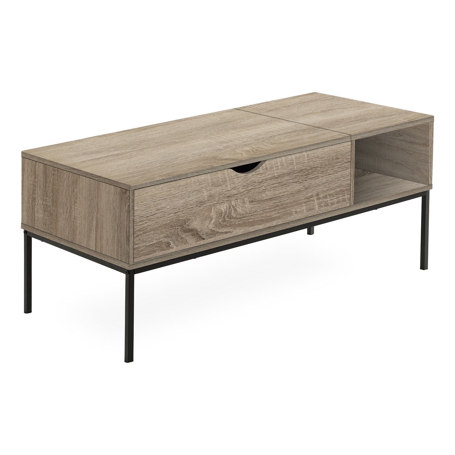 Table, Rectangular, Cocktail, Functional Lift-Top, Contemporary &amp; Modern