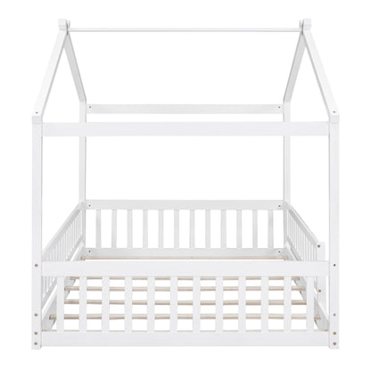 Bed House Bed Frame With Fence