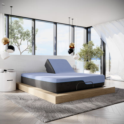 Refresh - 12&quot; Flex Head Hybrid Cooling Fast Responding Latex Foam And Coil Mattress