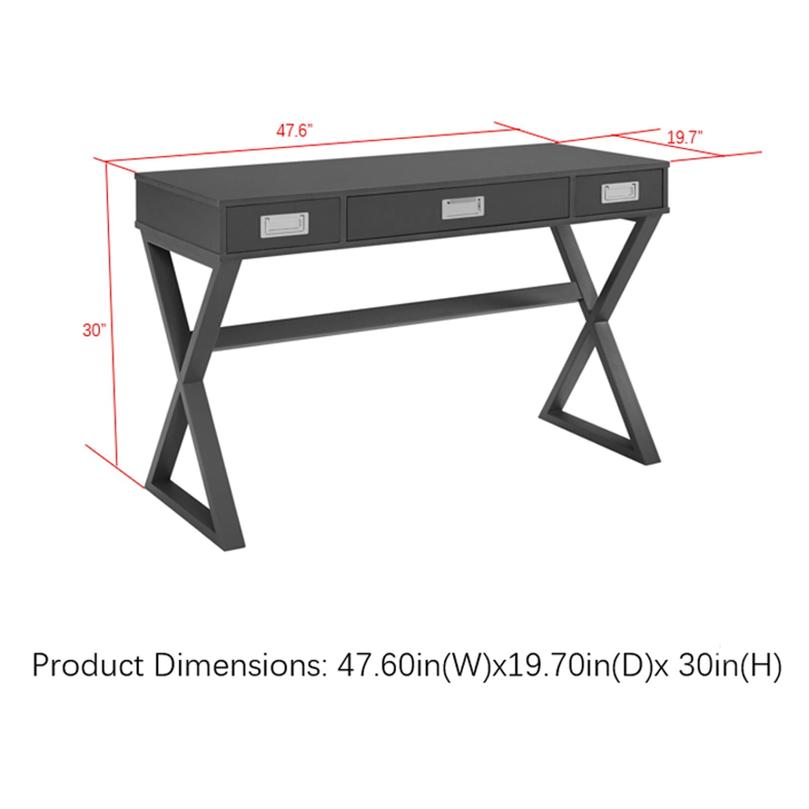 Crossmark - Campaign Desk - Dark Gray