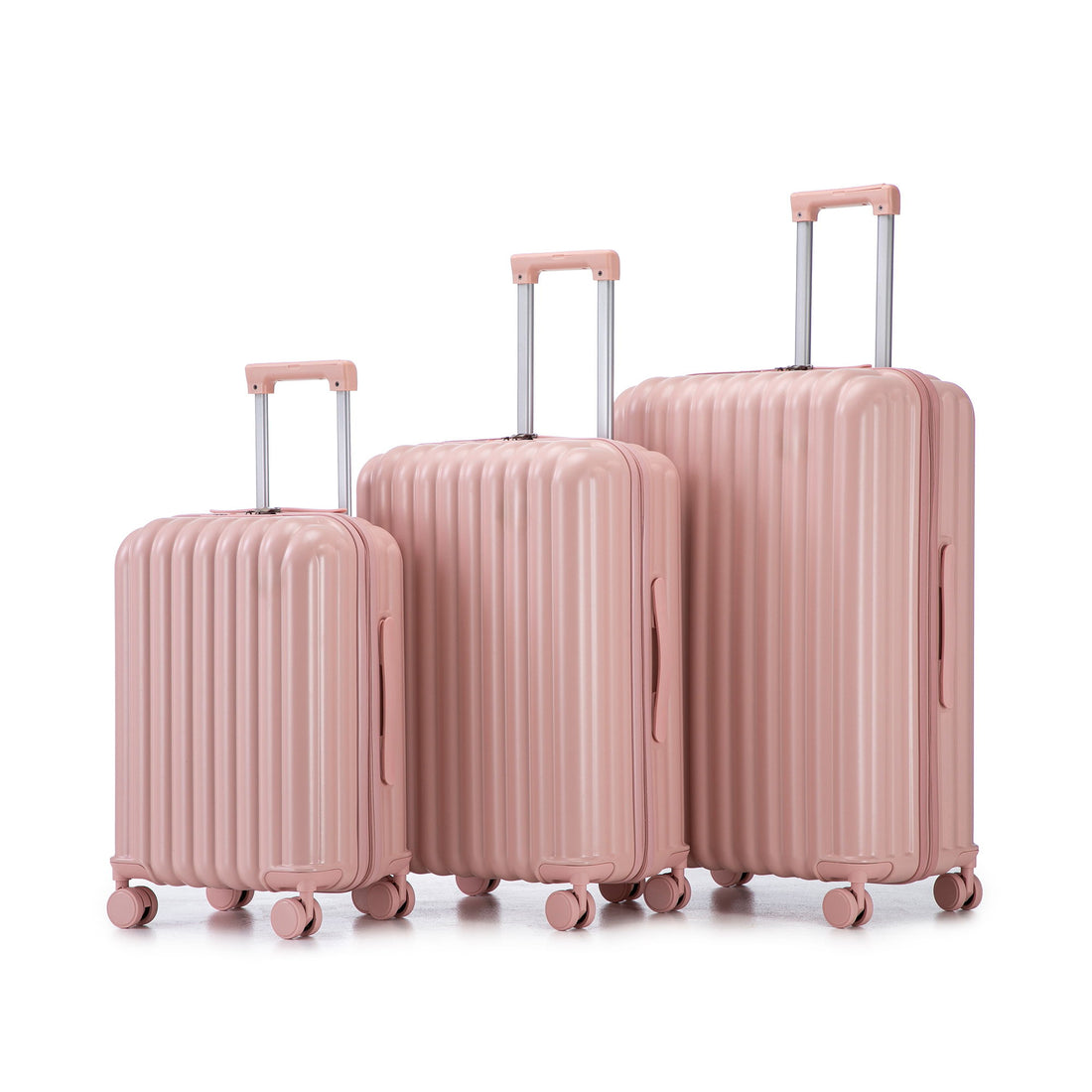 20&quot; / 24&quot; / 28&quot; 3 Pieces / Set Spinner Wheel Luggage, Carry On Suitcase, With Cup Holder &amp; USB Port &amp; Phone Holder
