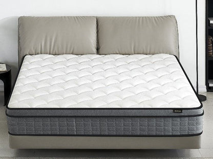 12&quot; Hybrid Pillow Top Mattress A Box With Gel Infused Memory Foam, Breathable And Hypoallergenic, Medium Firm For Lumbar Support