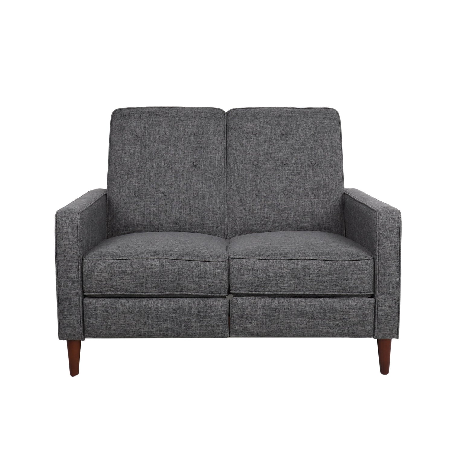 Manville - Contemporary Tufted Loveseat Pushback Recliner