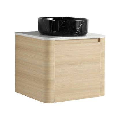 Mounted Bathroom Vanity &amp; Art Sink &amp; 2 Soft Close Doors