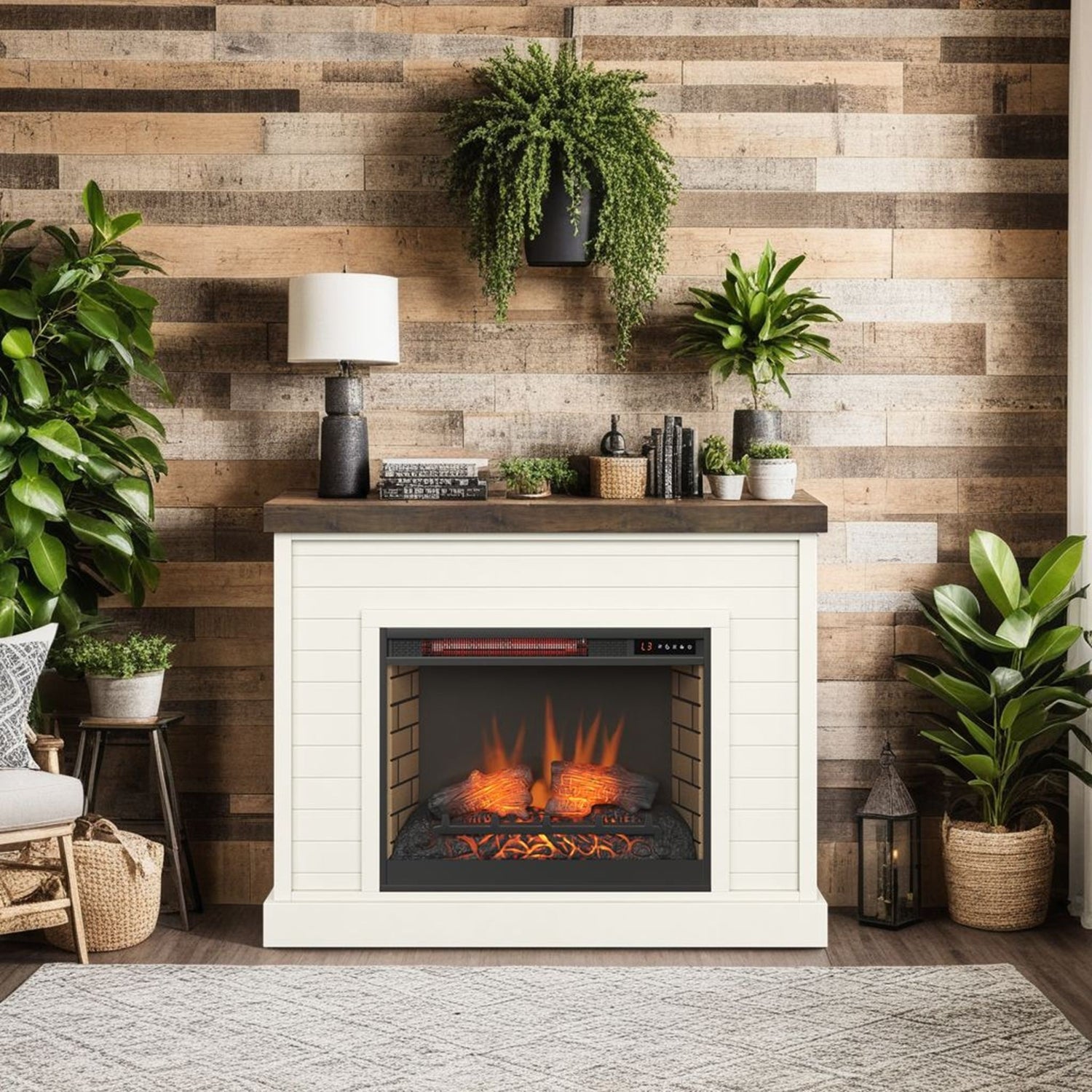 Washington - 48&quot; Fireplace With Mantel