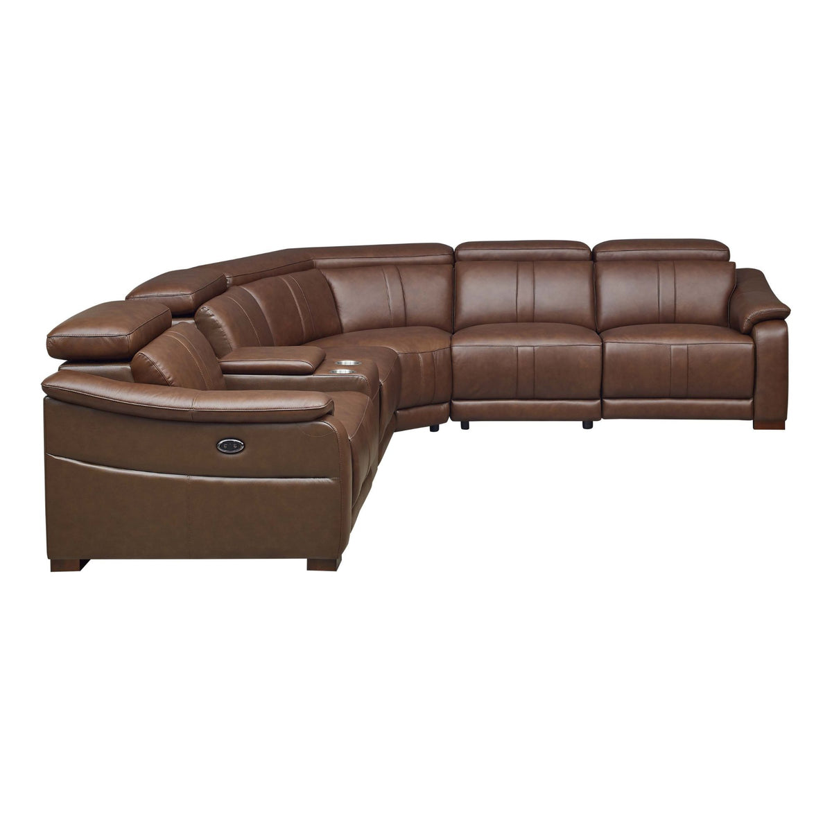 Modular Sectional &amp; Recliner Seat And Adjustable Headrest