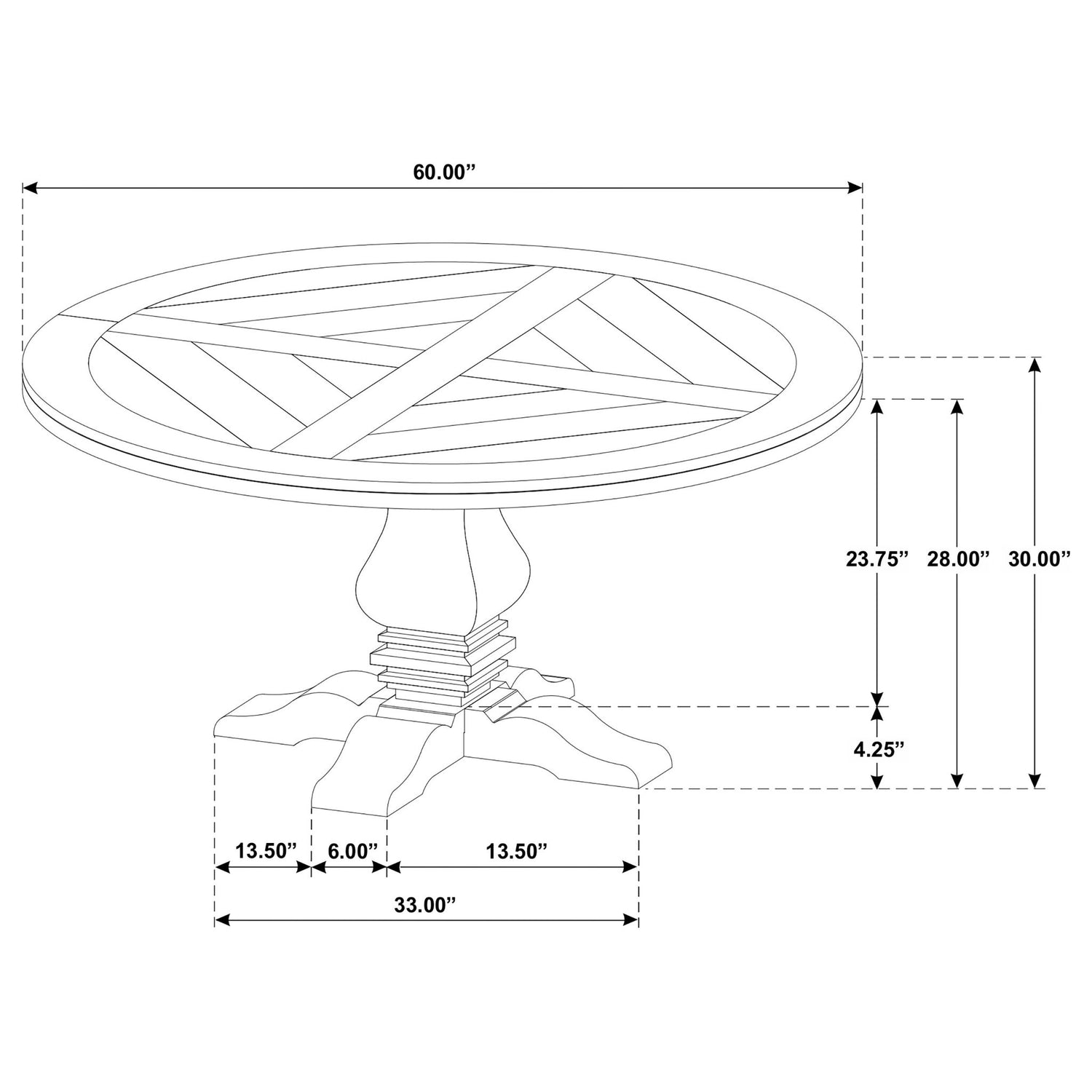 Round Dining Table Set With Upholstered Chairs
