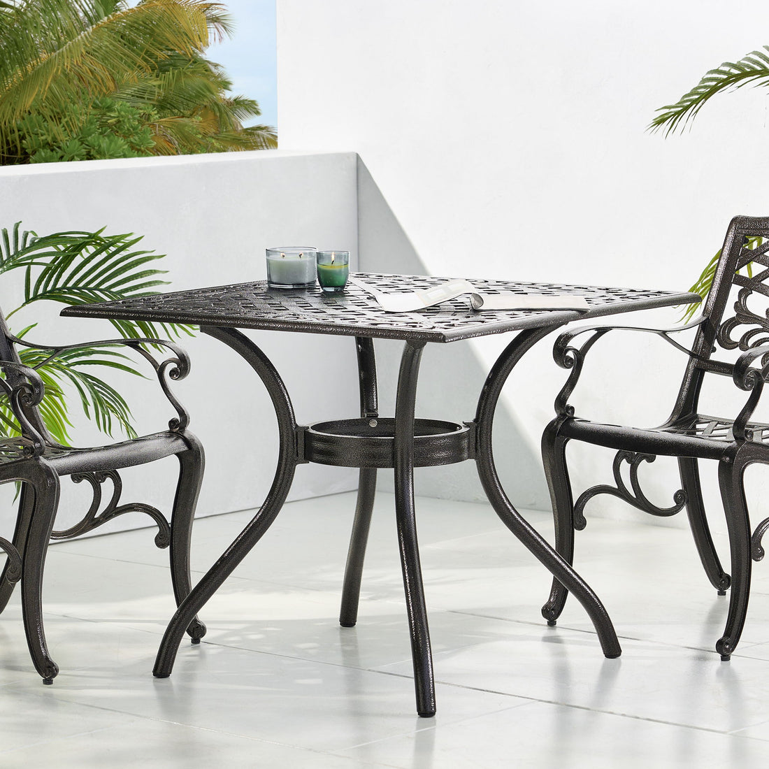 Phoenix - Square Table - Bronze