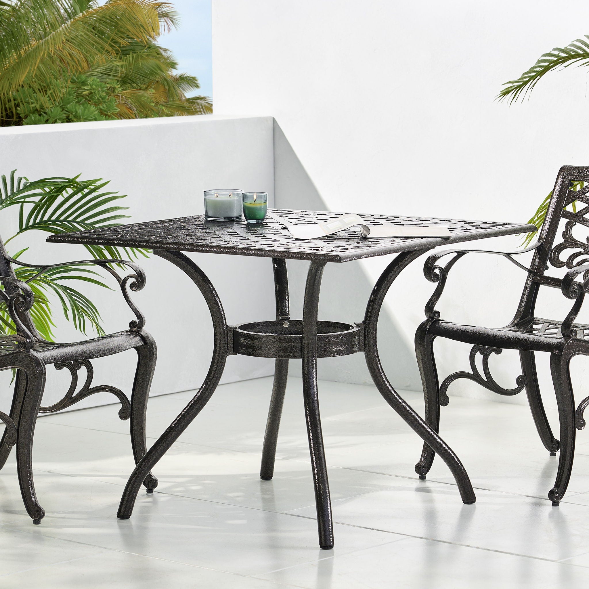 Phoenix - Square Table - Bronze