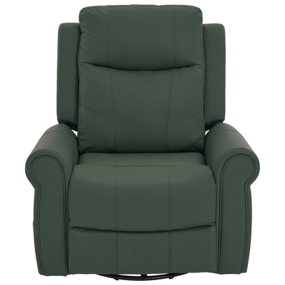 Manual Recliner Chair With 270 Degree Swivel, Massage &amp; Heating, Dual Reclining Positions