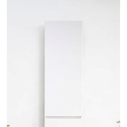Elise - Slim Modular Wood Closet Cabinet With Drawers In Durable Melamine And Wood 71&quot; Height - White