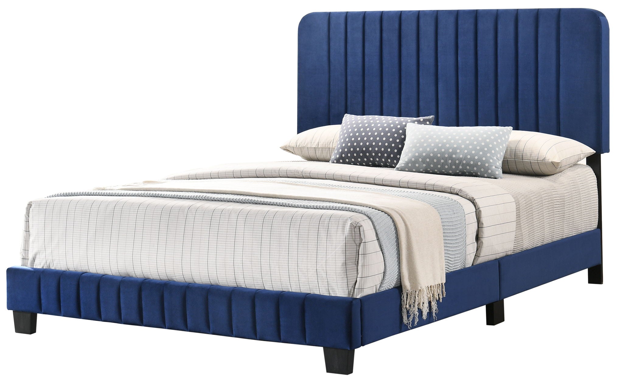 Lodi - Full Bed - Navy Blue